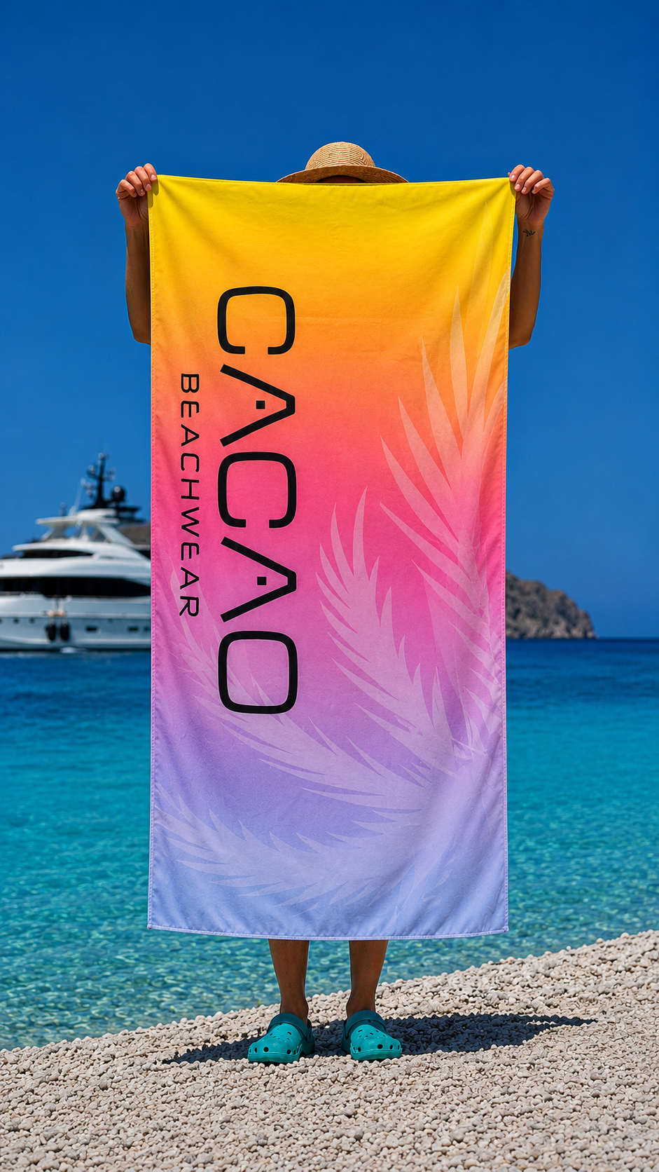 CACAO NanoDry Ultra Πετσέτα Παραλίας 75 × 160 cm